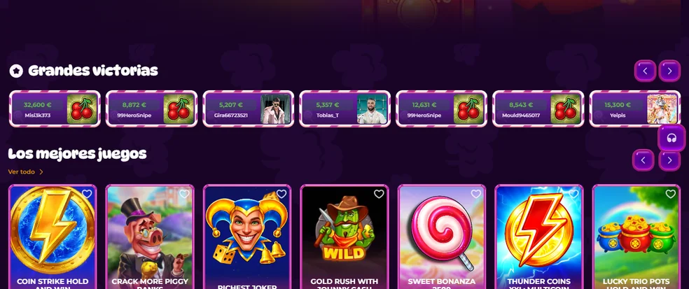 Juega slots en Spinania Casino